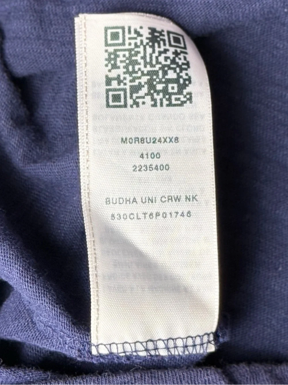 True Religion Mens XXL Buddha University Graphic T Shirt Blue Short Sleeve Tee